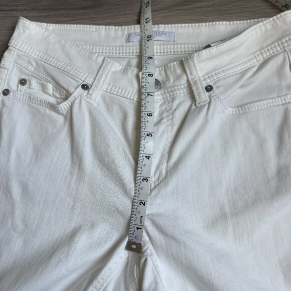 Cambio Jeans Parla White Stretch Denim Jean Size 6 - Picture 11 of 15